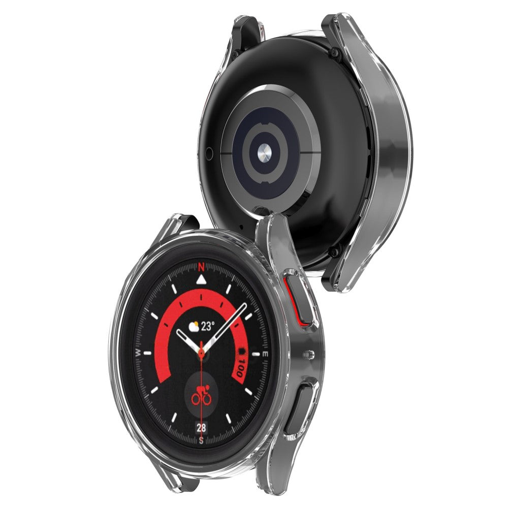 Samsung Galaxy Watch 5 Pro  Plastik Bumper  - Gennemsigtig#serie_8