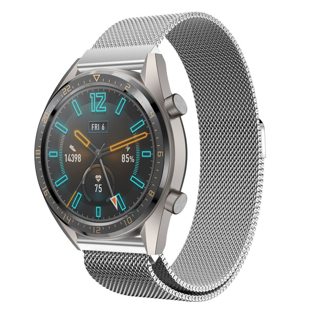 Vildt flot Huawei Watch GT Metal Rem - Sรธlv#serie_1