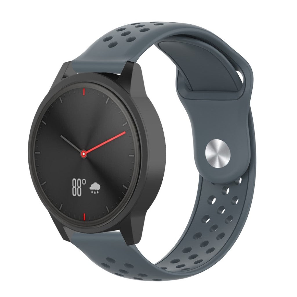 Rigtigt sejt Huawei Watch GT 2 42mm Silikone Rem - Sølv#serie_4