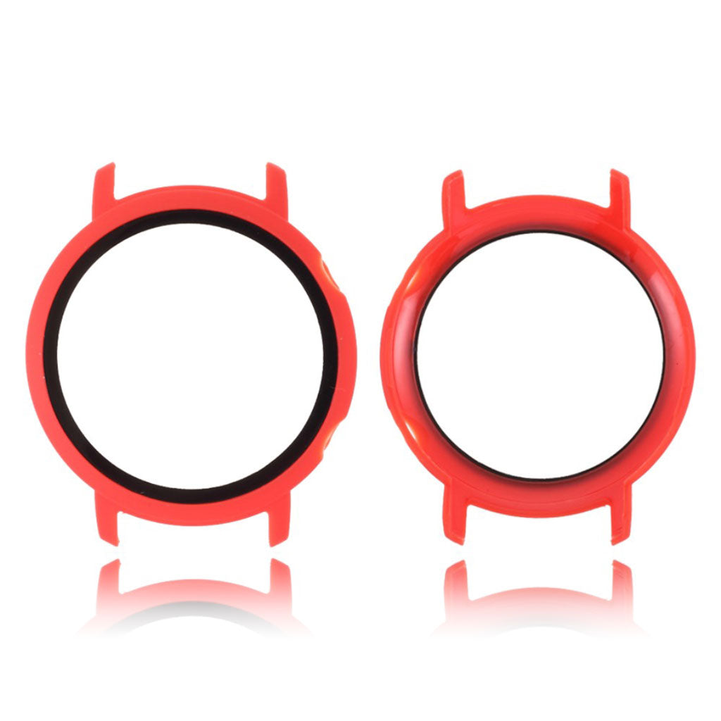 Huawei Watch GT 2 42mm durable frame with tempered glass cover - Red - Rรธd#serie_1