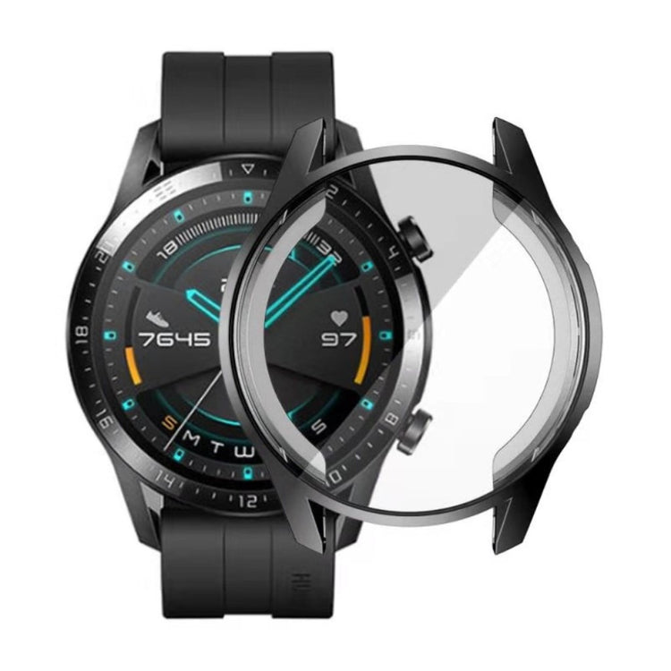 Mega Fed Huawei Watch GT 2 46mm Silikone Cover - Sort#serie_1