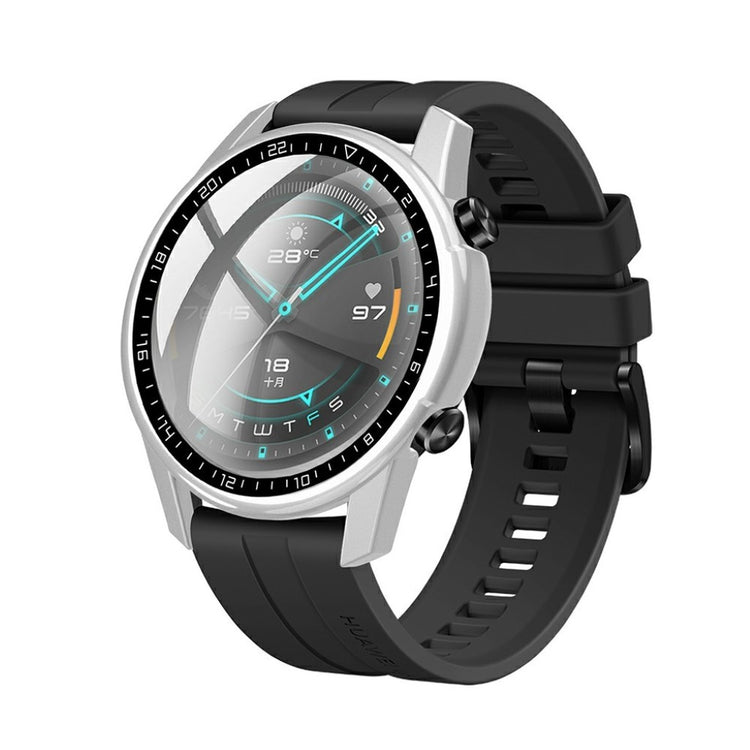 Vildt Godt Huawei Watch GT 2 46mm Silikone Cover - Sølv#serie_5