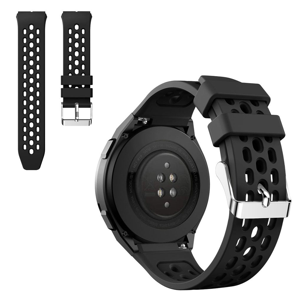 Vildt skรธn Huawei Watch GT 2e Silikone Rem - Sort#serie_1