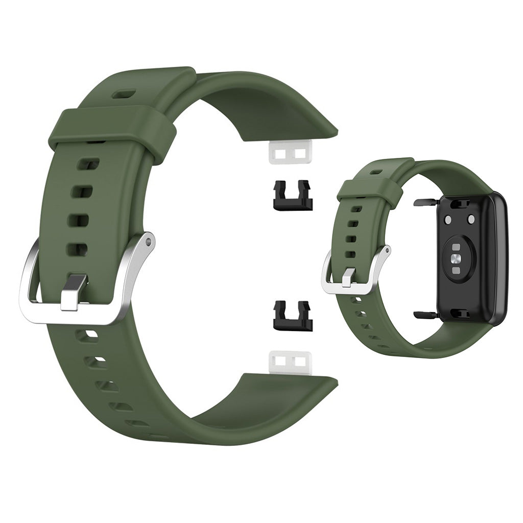 Super smuk Huawei Watch Fit Silikone Rem - Grรธn#serie_3