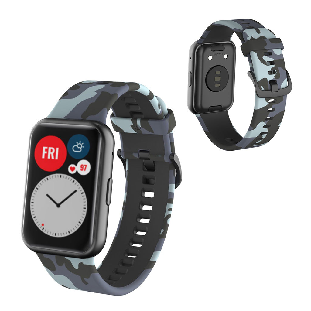 Smuk Huawei Watch Fit Silikone Rem - Sรธlv#serie_1