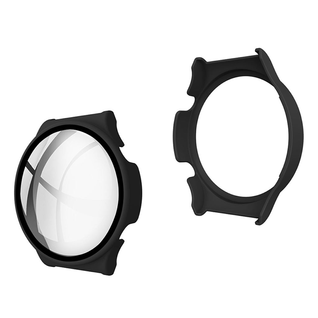 Rigtigt Fed Huawei Watch GT 2 Pro Cover med Skรฆrmbeskytter i Plastik og Hรฆrdet Glas - Sort#serie_1