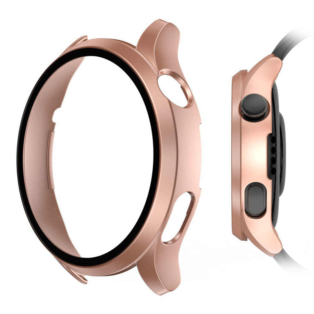 Godt Huawei Watch 3 Cover med Skรฆrmbeskytter i Plastik og Hรฆrdet Glas - Pink#serie_1