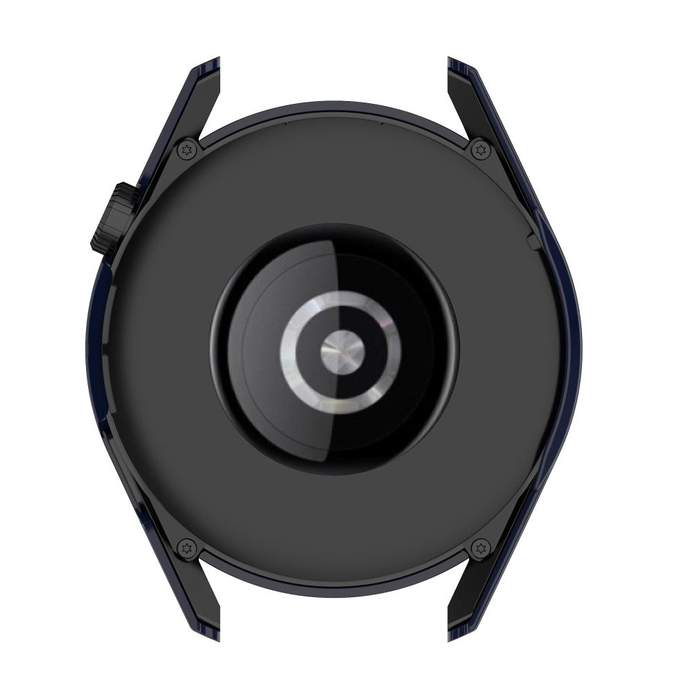 Fed Huawei Watch GT 3 (42mm) Cover med Skærmbeskytter i Plastik og Hærdet Glas - Blå#serie_3