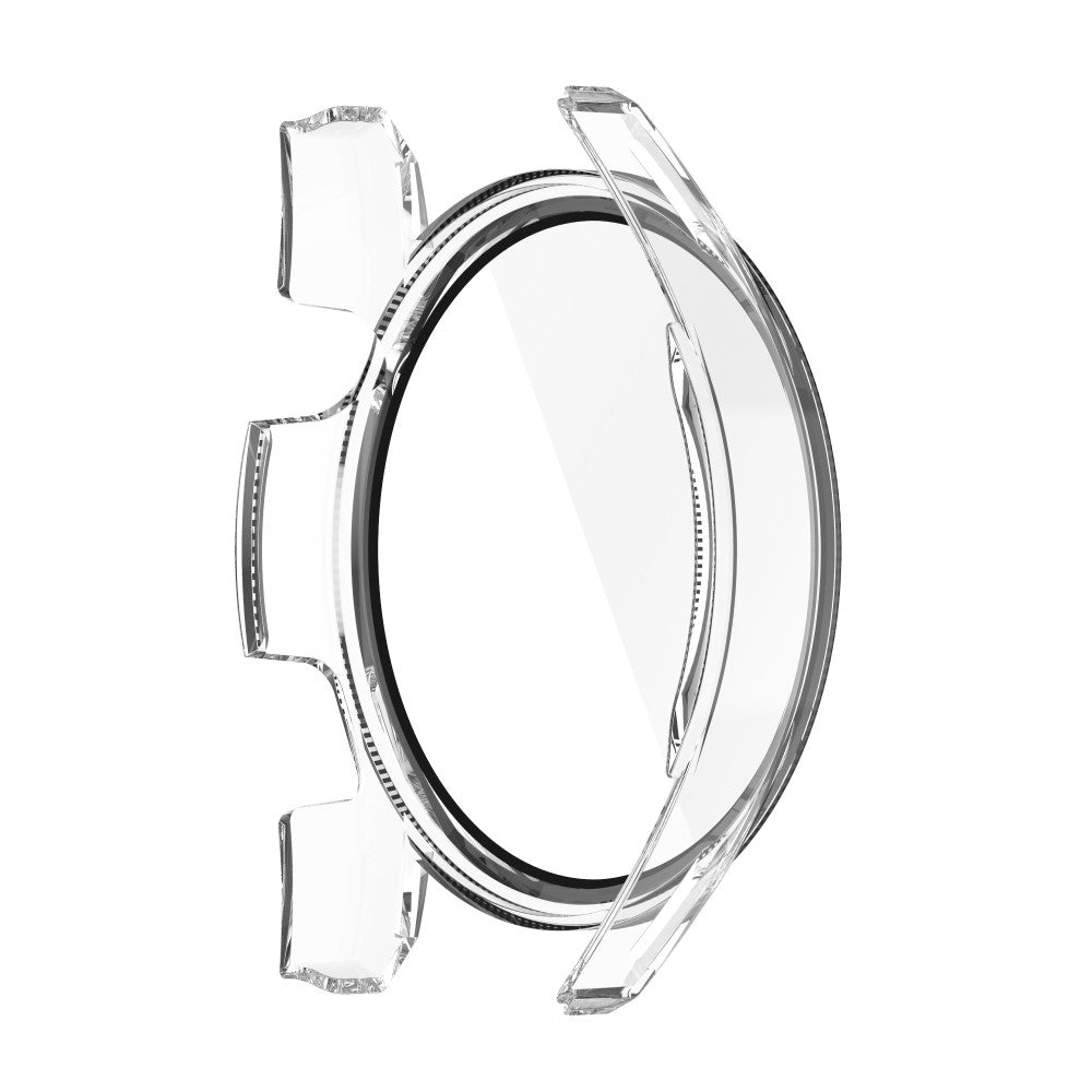 Fed Huawei Watch GT 3 (42mm) Cover med Skærmbeskytter i Plastik og Hærdet Glas - Gennemsigtig#serie_4