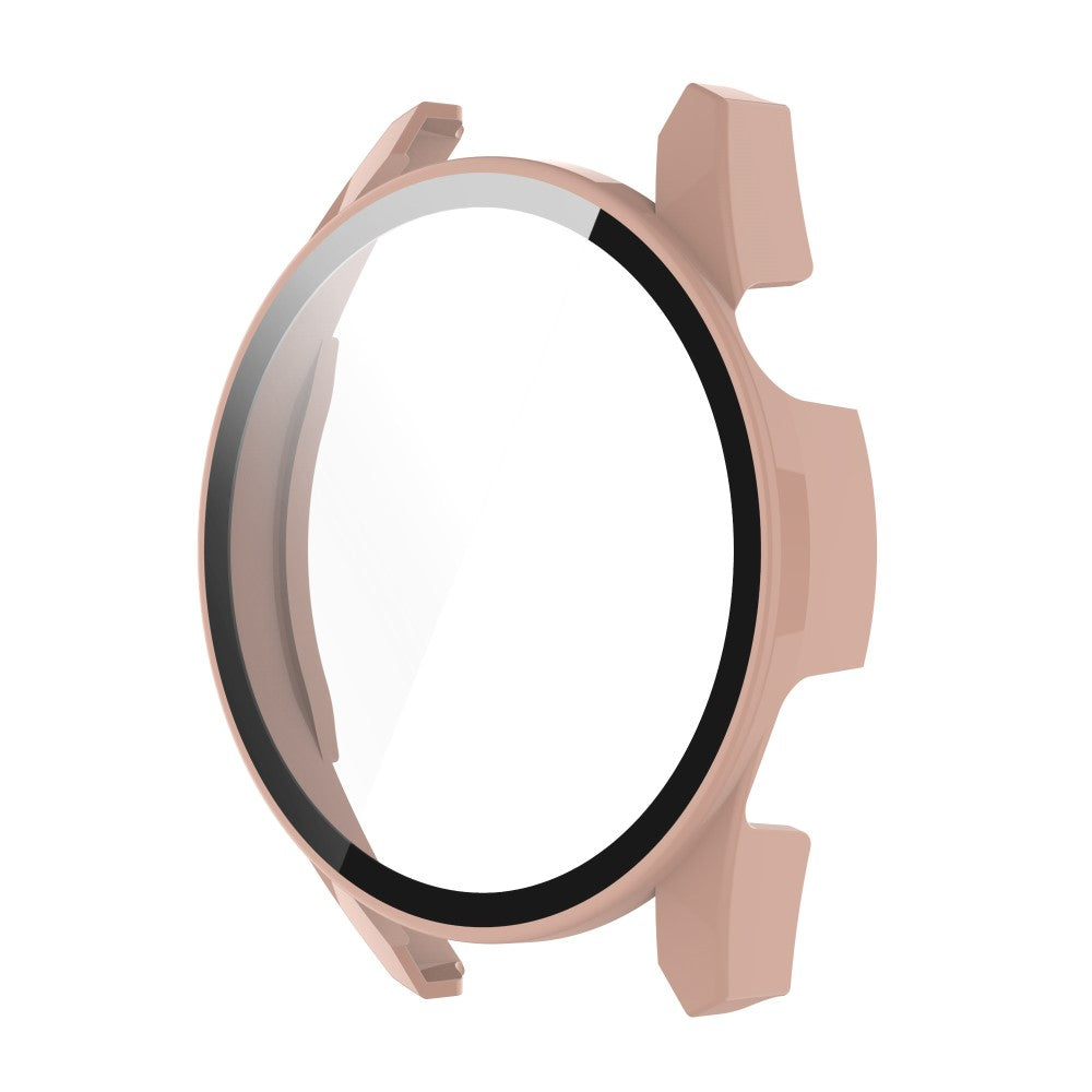 Fed Huawei Watch GT 3 (42mm) Cover med Skærmbeskytter i Plastik og Hærdet Glas - Pink#serie_6