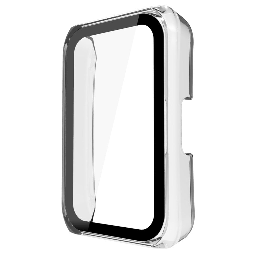 Super Fint Huawei Band 7 / Honor Band 6 Cover med Skรฆrmbeskytter i Plastik og Hรฆrdet Glas - Gennemsigtig#serie_1