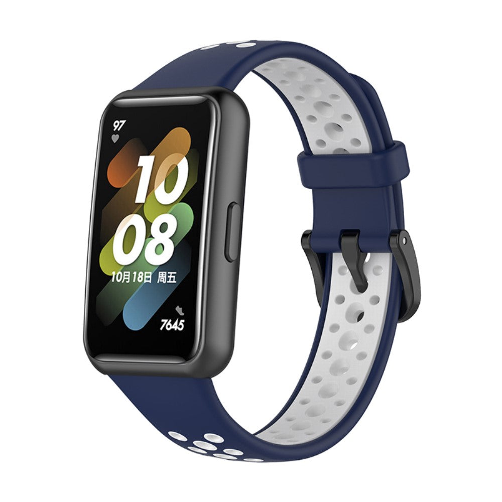 Super godt Huawei Band 7 Silikone Rem - Blรฅ#serie_1