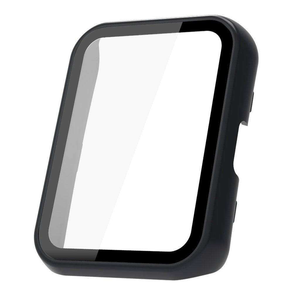 Rigtigt Flot Huawei Watch Fit 2 Cover med Skรฆrmbeskytter i Plastik og Hรฆrdet Glas - Sort#serie_1
