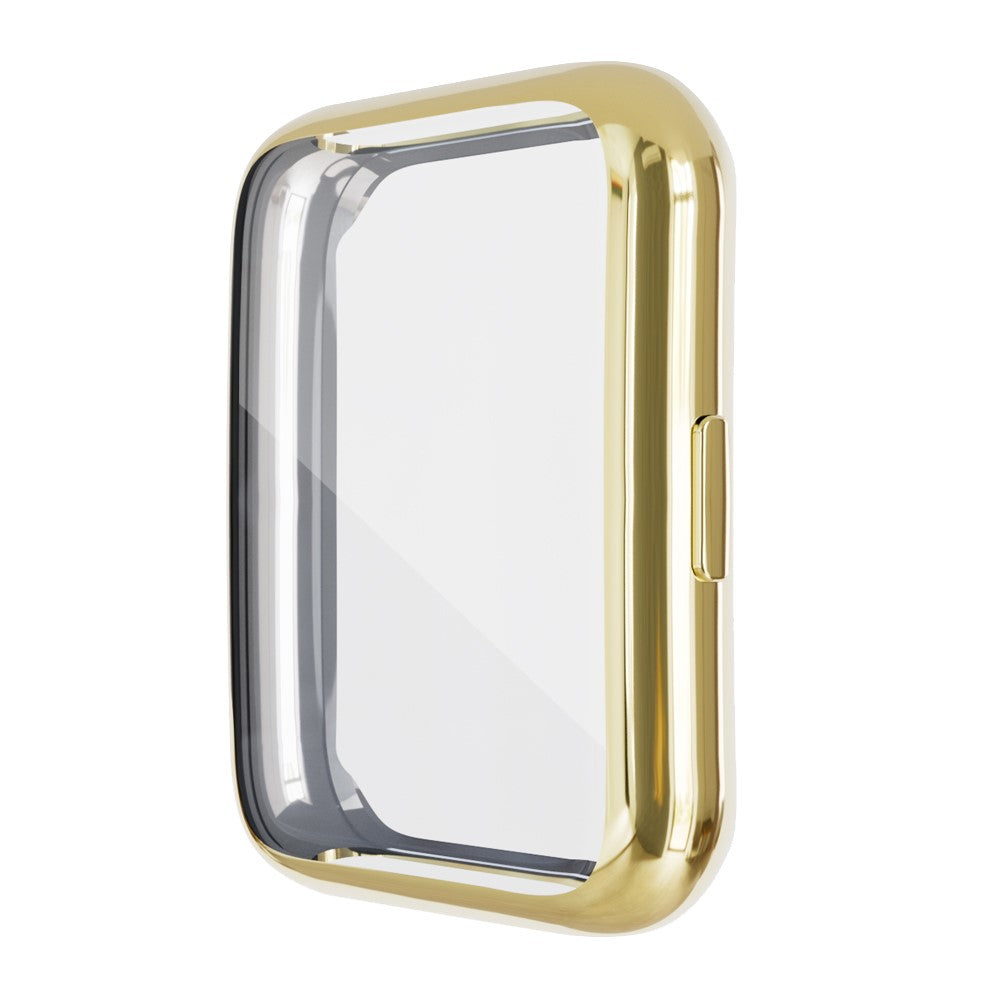 Godt Huawei Watch Fit 2 Cover med Skรฆrmbeskytter i Silikone - Guld#serie_1