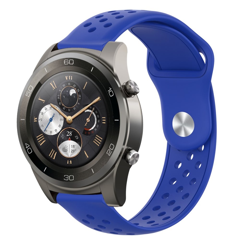 Mega godt Huawei Watch 2 Pro Silikone Rem - Blå#serie_8