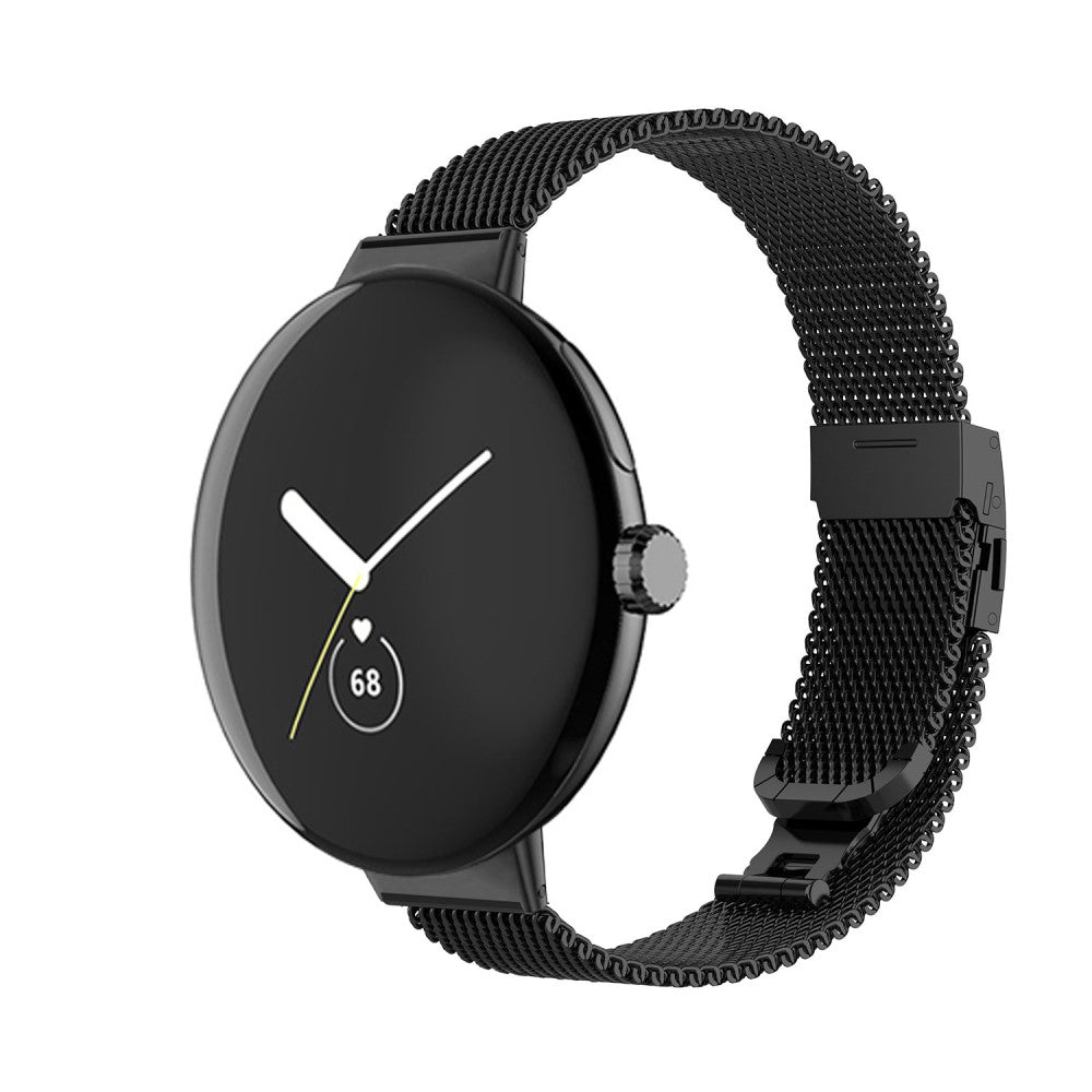 Super hรฅrdfรธr Google Pixel Watch Metal Rem - Sort#serie_1