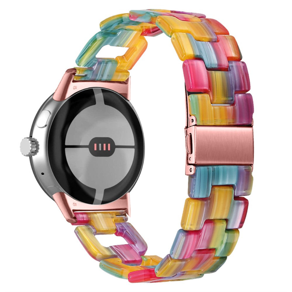 Super slidstรฆrk Google Pixel Watch Plastik Rem - Flerfarvet#serie_1