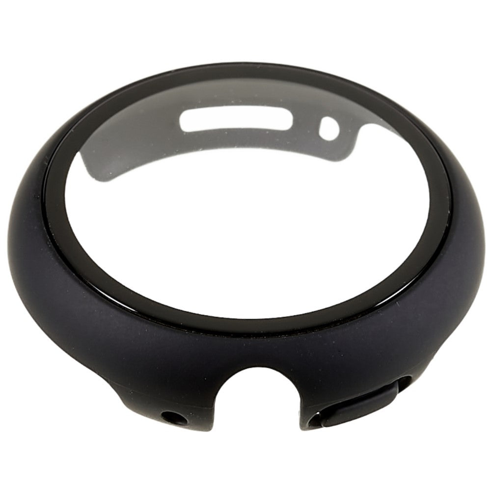 Godt Google Pixel Watch Cover med Skรฆrmbeskytter i Plastik og Hรฆrdet Glas - Sort#serie_1