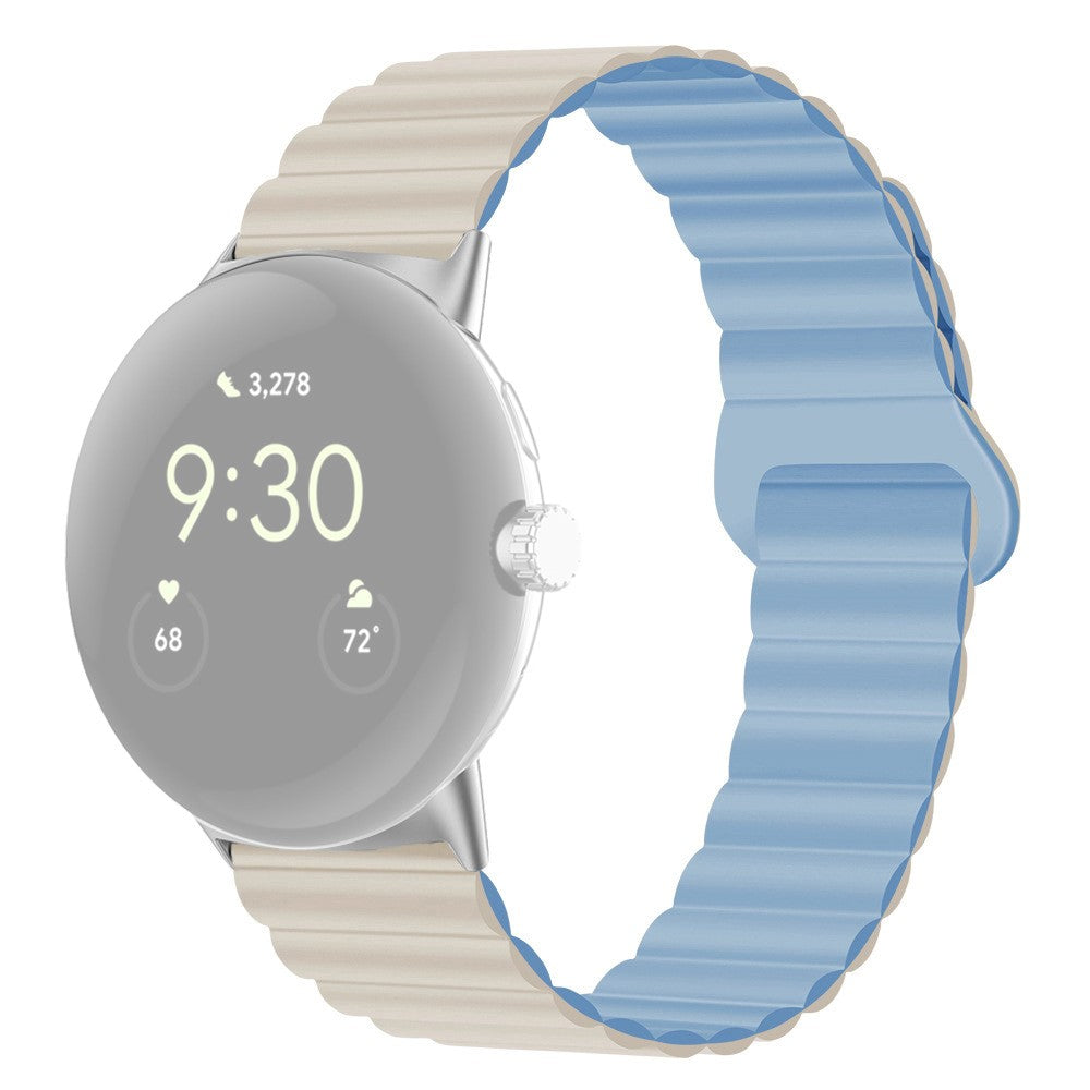 Pรฆnt Google Pixel Watch Silikone Rem - Blรฅ#serie_1