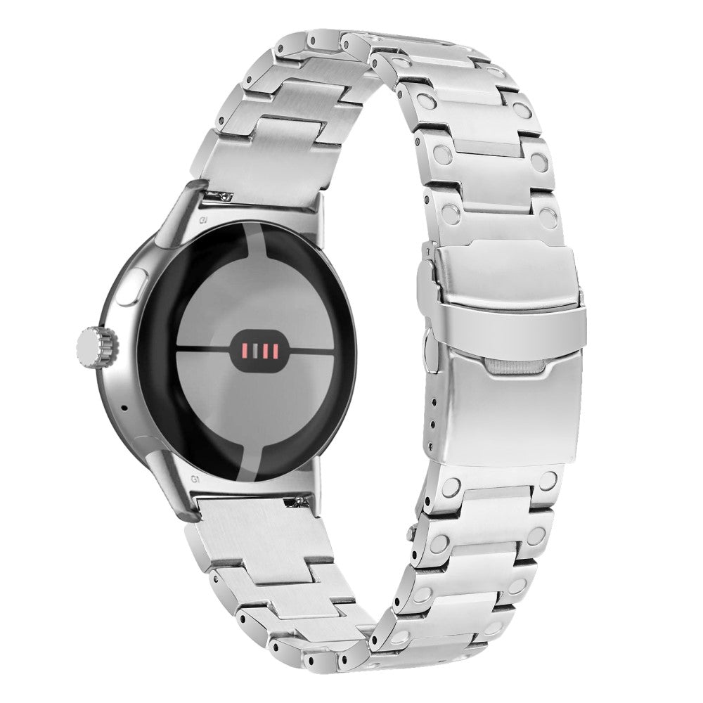 Meget hรฅrdfรธr Google Pixel Watch  Rem - Sรธlv#serie_143