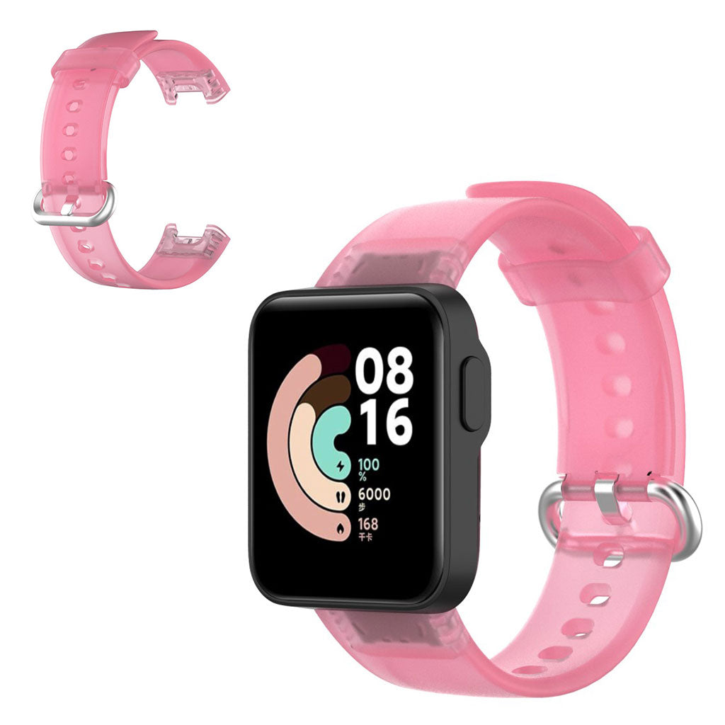 Kรธnt Xiaomi Mi Watch Lite / Xiaomi Redmi Watch Silikone Rem - Pink#serie_3