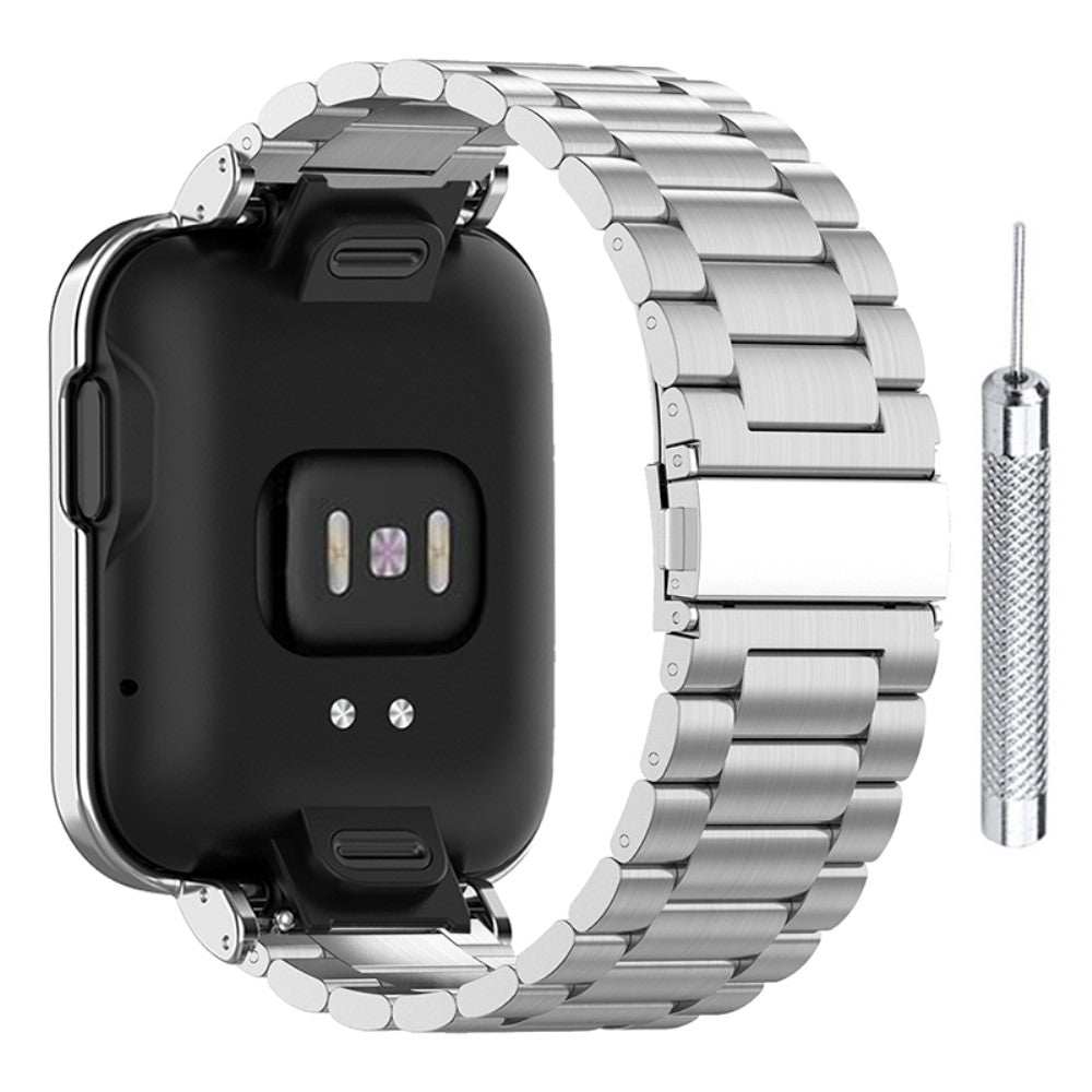 Pรฆnt Xiaomi Mi Watch Lite / Xiaomi Redmi Watch Metal Rem - Sรธlv#serie_017