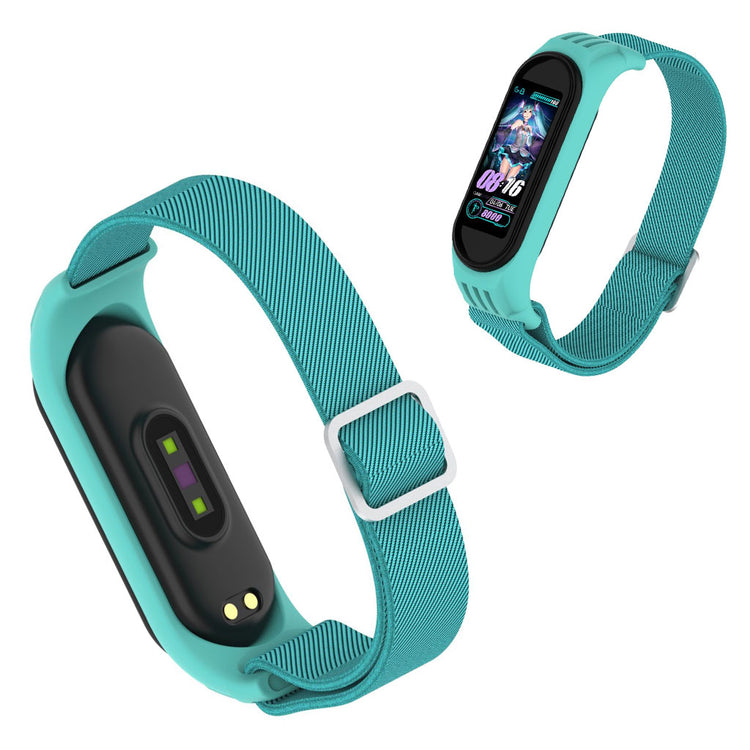 Xiaomi Mi Smart Band 6 / 5 nylon watch band - Blue#serie_3