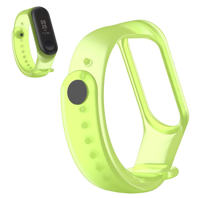 Pænt Xiaomi Mi Smart Band 6 / Xiaomi Mi Band 5 Silikone Rem - Grøn#serie_1