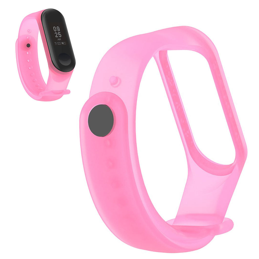 Pænt Xiaomi Mi Smart Band 6 / Xiaomi Mi Band 5 Silikone Rem - Pink#serie_4