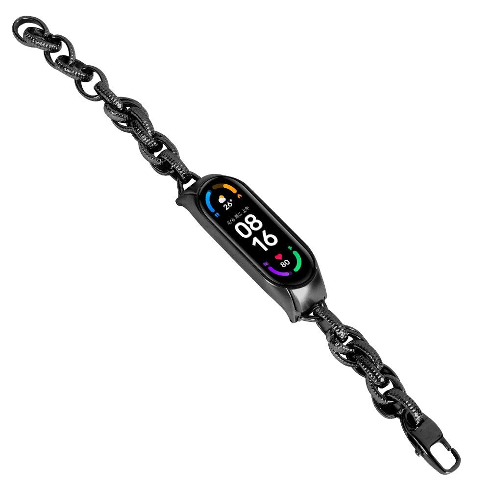 Udsรธgt Xiaomi Mi Smart Band 6 / Xiaomi Mi Band 5 Metal Rem - Sort#serie_1