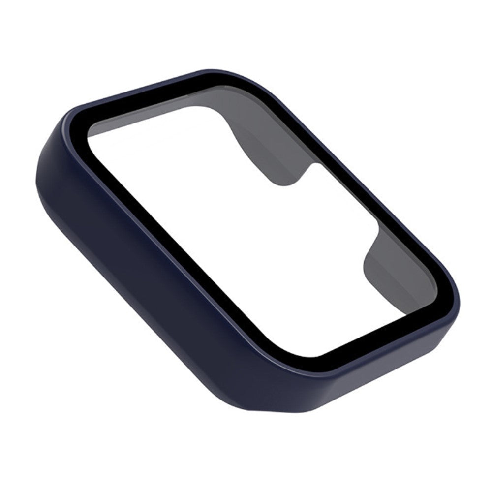 Fint Xiaomi Redmi Watch 2 Lite Cover med Skรฆrmbeskytter i Plastik og Hรฆrdet Glas - Blรฅ#serie_1