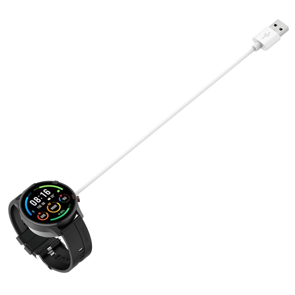 1m Plastik Universal Xiaomi Smartwatch   Ladestation - Hvid#serie_2