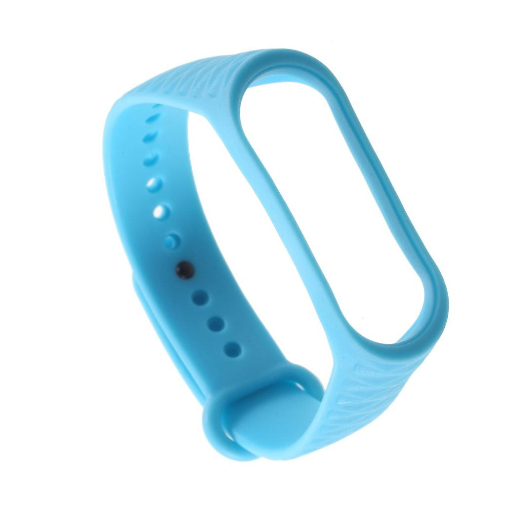 Super fantastisk Xiaomi Mi Band 3 Silikone Rem - Blå#serie_2