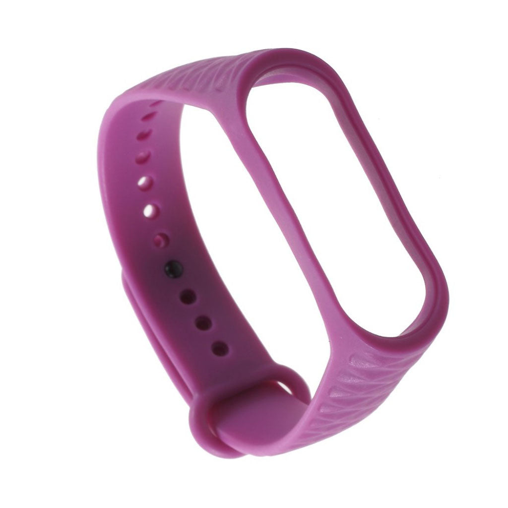 Super fantastisk Xiaomi Mi Band 3 Silikone Rem - Lilla#serie_8