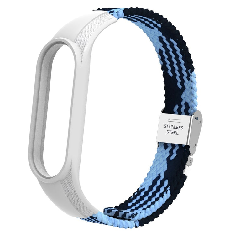 Glimrende Xiaomi Mi Band 7 Nylon Rem - Blå#serie_2