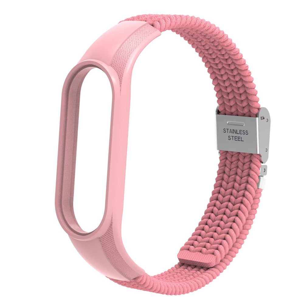 Glimrende Xiaomi Mi Band 7 Nylon Rem - Pink#serie_9