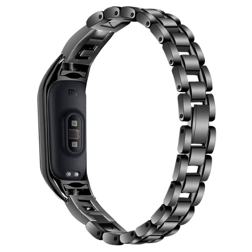 Rigtigt slidstรฆrk Xiaomi Mi Band 7 Metal Rem - Sort#serie_1