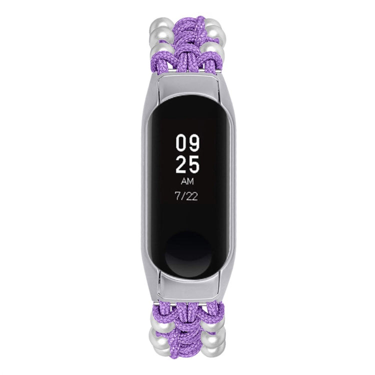 Super skøn Xiaomi Mi Band 7 Stof Urrem - Lilla#serie_8