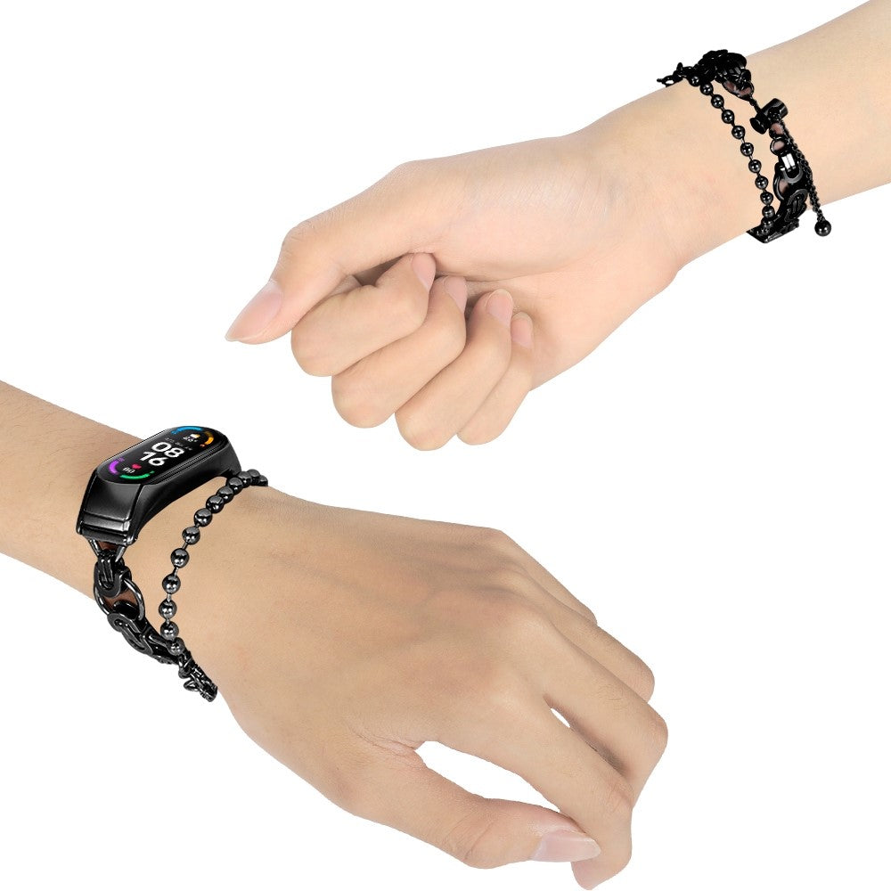 Helt vildt cool Xiaomi Mi Band 7 Metal Urrem - Sort#serie_1