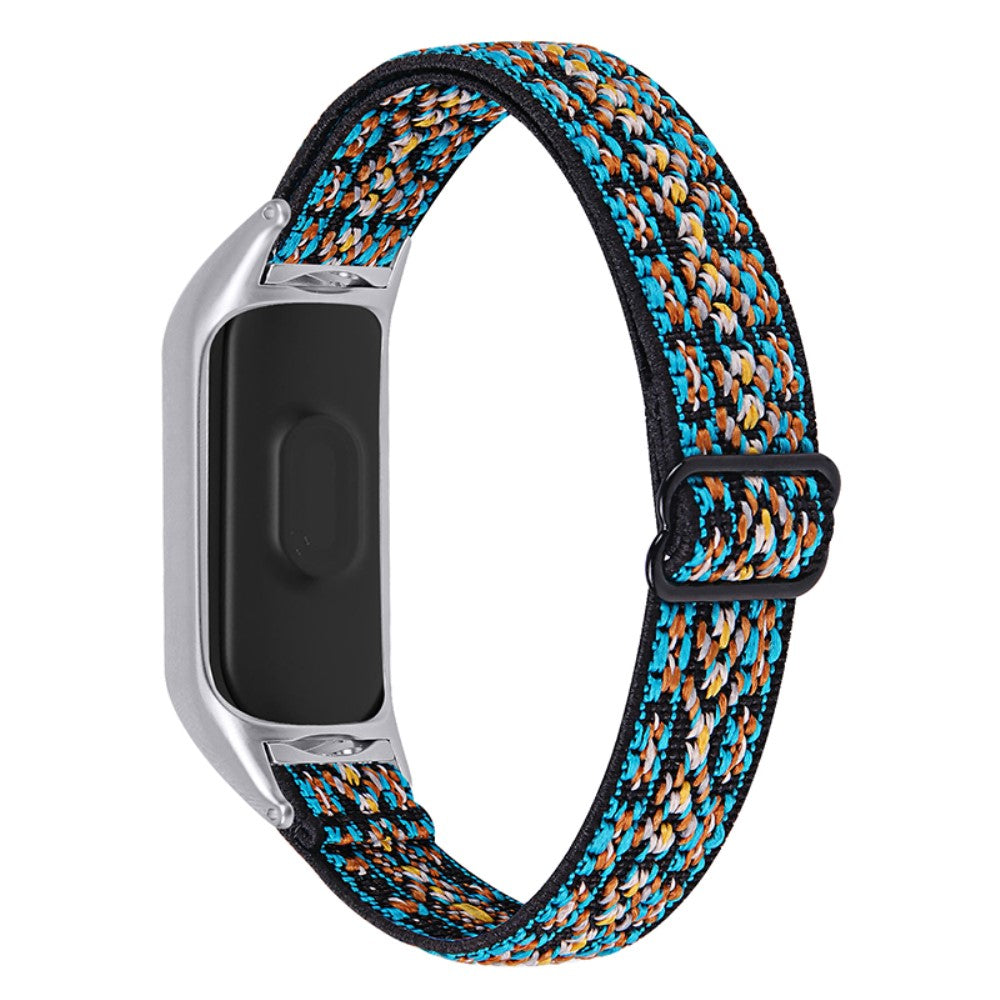 Mega hรฅrdfรธr Xiaomi Mi Band 7 Nylon Rem - Grรธn#serie_1