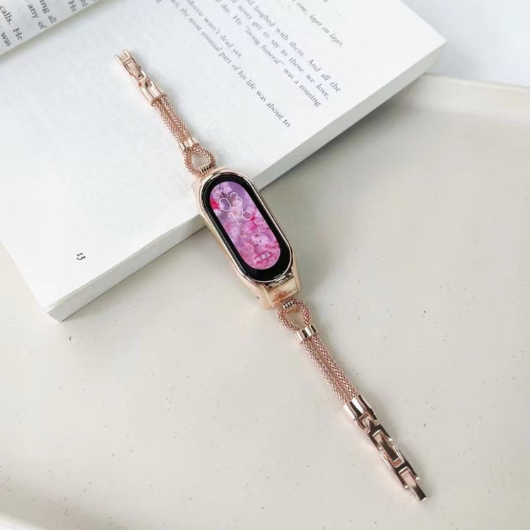 Meget flot Xiaomi Mi Band 7 Metal Urrem - Guld#serie_3