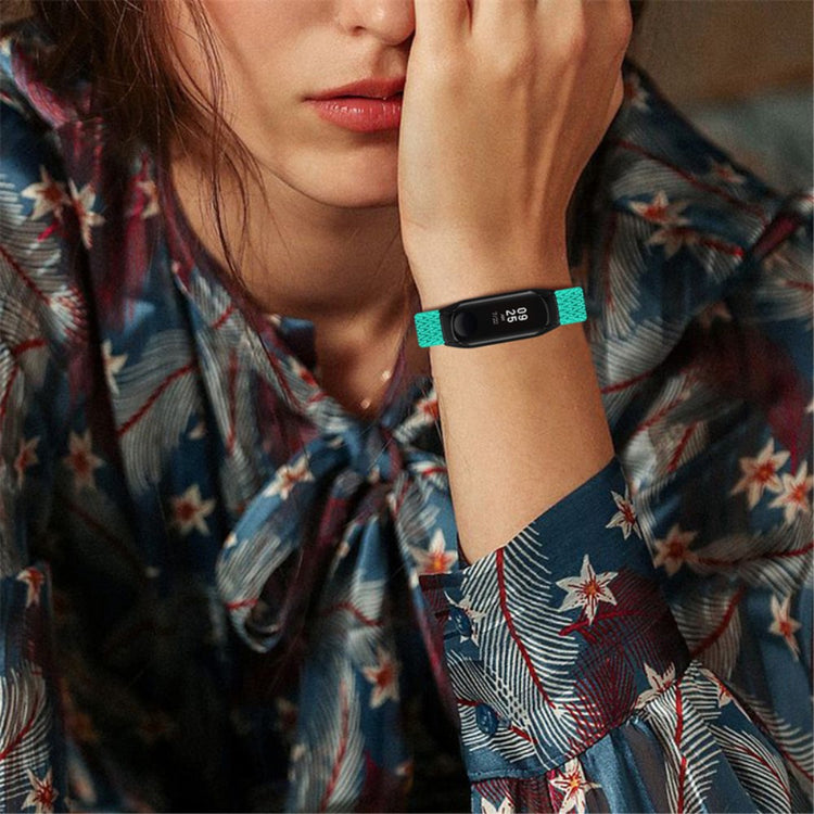 Mega pænt Xiaomi Mi Band 7 Stof Urrem - Grøn#serie_10