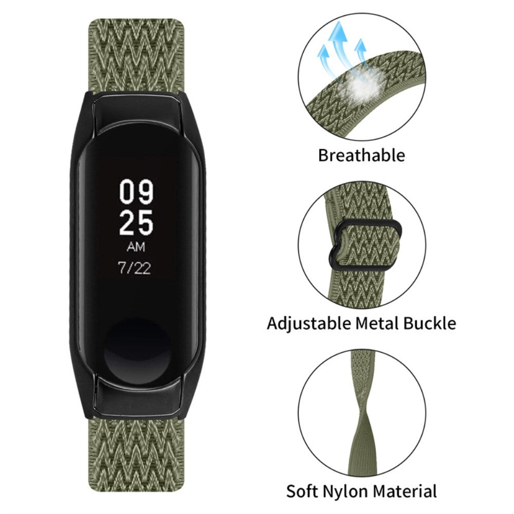 Mega pænt Xiaomi Mi Band 7 Stof Urrem - Grøn#serie_12