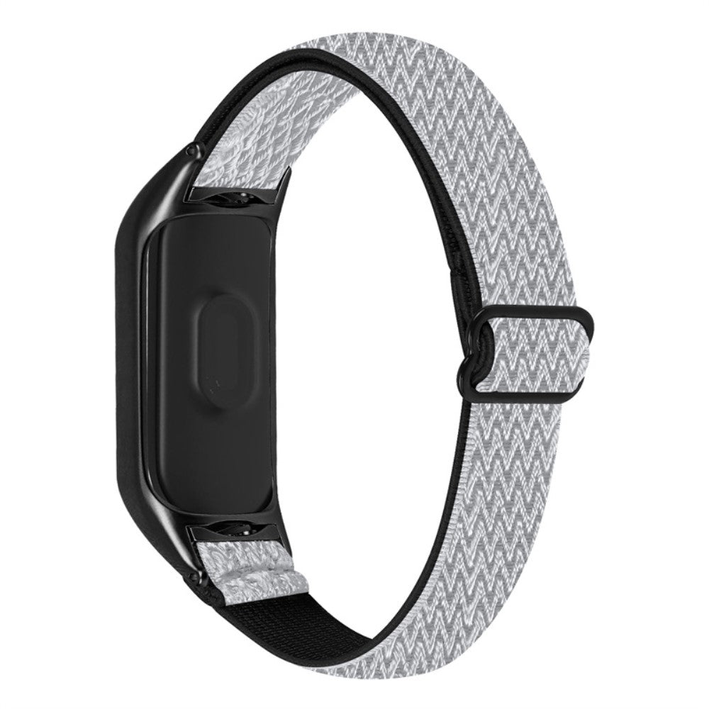 Pænt Xiaomi Mi Band 7 Nylon Rem - Hvid#serie_13