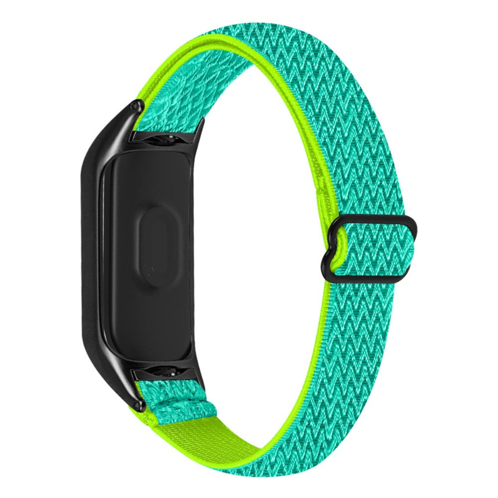 Pænt Xiaomi Mi Band 7 Nylon Rem - Grøn#serie_15