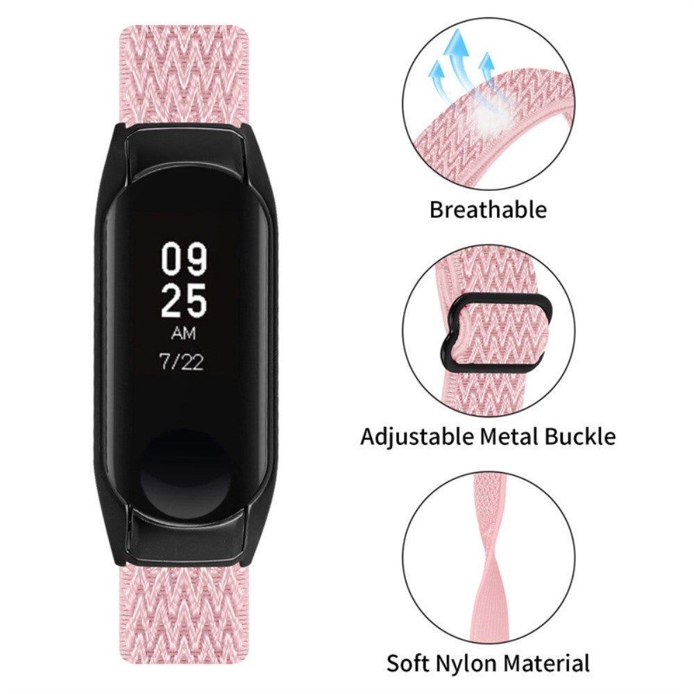 Mega pænt Xiaomi Mi Band 7 Stof Urrem - Pink#serie_17