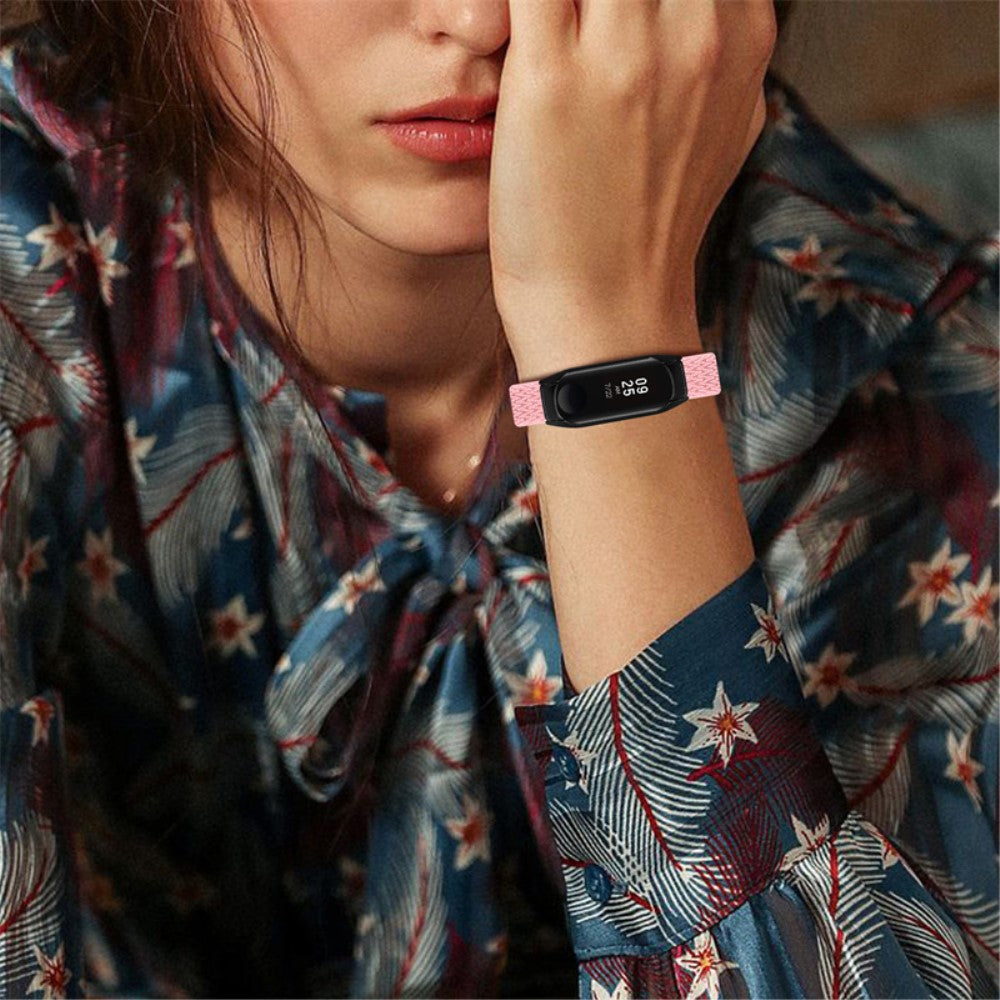 Mega pænt Xiaomi Mi Band 7 Stof Urrem - Pink#serie_17