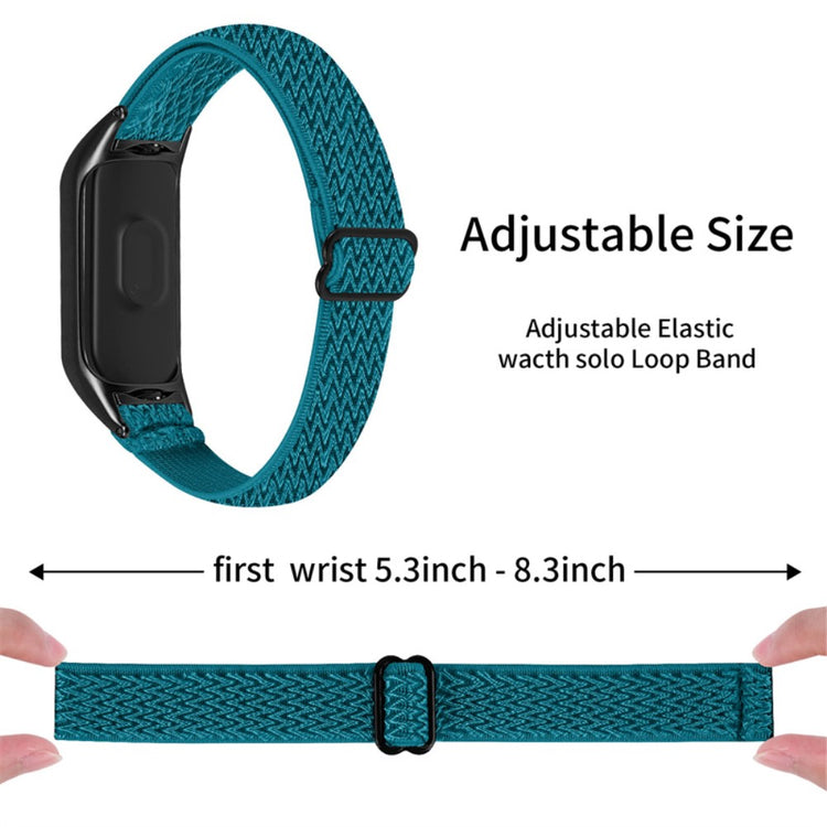 Mega pænt Xiaomi Mi Band 7 Stof Urrem - Grøn#serie_18