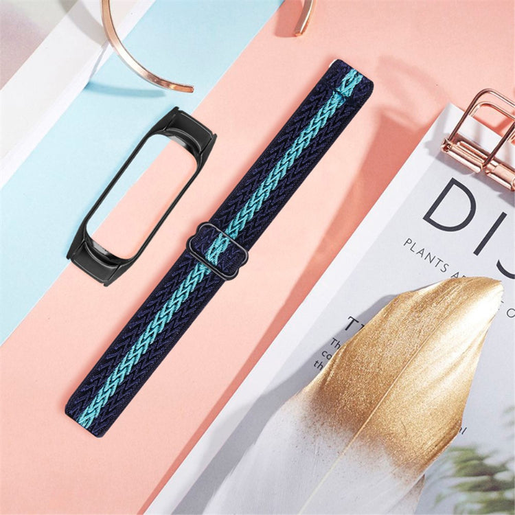 Mega pænt Xiaomi Mi Band 7 Stof Urrem - Blå#serie_20