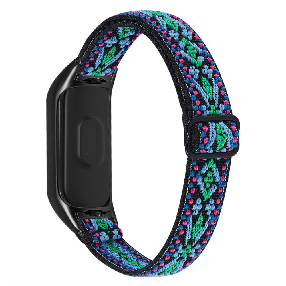 Pænt Xiaomi Mi Band 7 Nylon Rem - Blå#serie_3